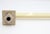 Vintage 27 In. Yellow Ceramic Towel Bar For Sale - Image 6 of 7