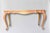 1960s Blush & Gilded Italian Rococo Console Table For Sale - Image 10 of 11