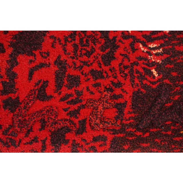 Red Tapestry by Lutz De Bré for Ewald Kröner, 1971 For Sale - Image 8 of 14