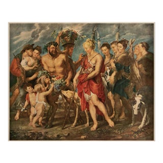 1944 After Rubens "Diane Returning From the Hunt", First Edition Parisian Photogravure For Sale