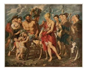 1944 After Rubens "Diane Returning From the Hunt", First Edition Parisian Photogravure