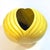 1980s Rare Artichoke Vase in Citrus Yellow Attributed to Royal Haeger, Circa 1980s For Sale - Image 5 of 12