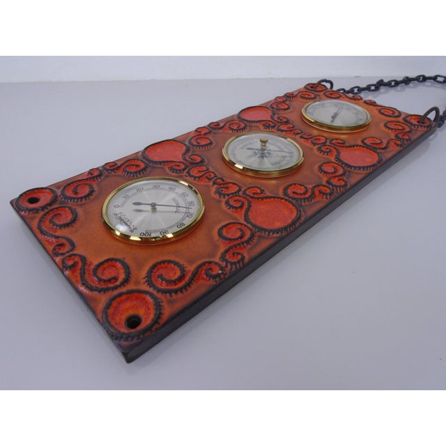 Ceramic Wall Weather Station, Germany, 1970s For Sale - Image 12 of 18