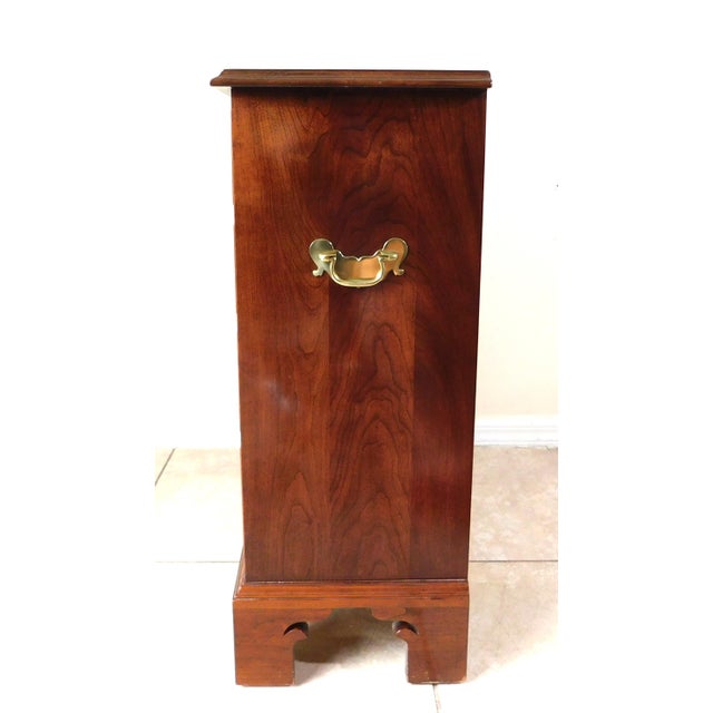 Brown Stickley Furniture Chippendale Mahogany Wood Side/End Accent Table For Sale - Image 8 of 12