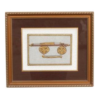 Ceremonial Shield & Dagger Framed Indian Art For Sale