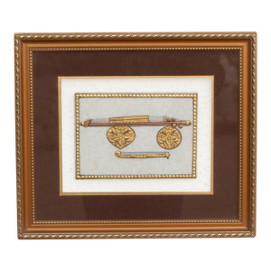 Ceremonial Shield & Dagger Framed Indian Art