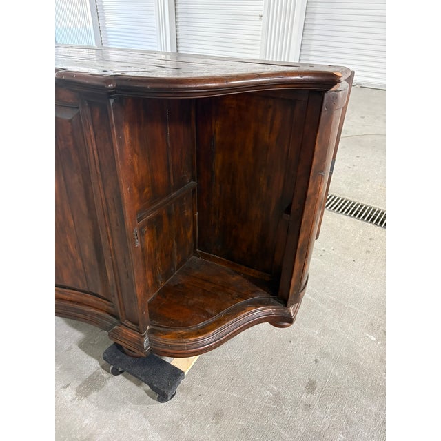 Mid 20th Century Country French Oak Sideboard or Buffet With Lots of Storage, Mid 20th Century For Sale - Image 5 of 9