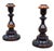 Lignum Vitae Treen Candlesticks, 1830s, Set of 2 For Sale - Image 4 of 10