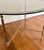 Mid-Century Modern 1960’s French Brass & Smoked Glass Round Coffee Table For Sale - Image 3 of 4