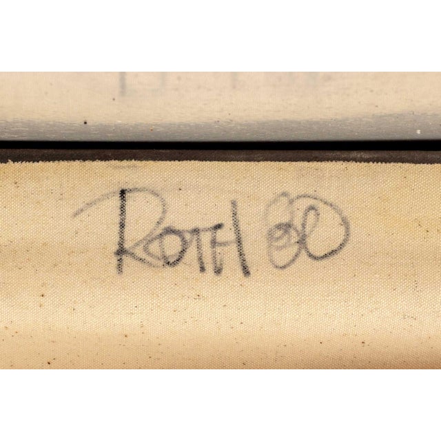 Jack Roth "Cornering at Giverny" Acrylic, 1980 For Sale In New York - Image 6 of 7