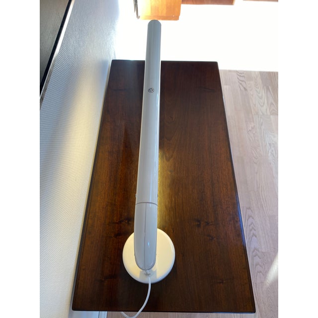 White Tube Desk Lamp by Anders Pehrson for Atelje Lyktan, 1970s For Sale - Image 10 of 17
