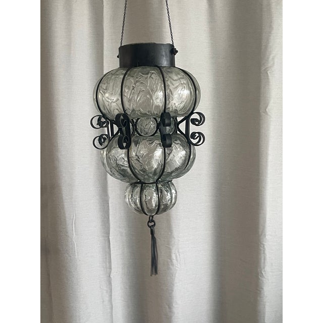 This Extra Large Blown Glass Pendant is a true statement piece. Beautifully cascades light when hung. Could also add a...