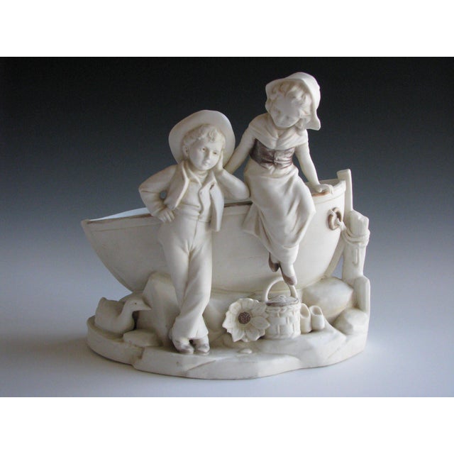 19th Century Antique German White Porcelain Bisque Figurine Chairish