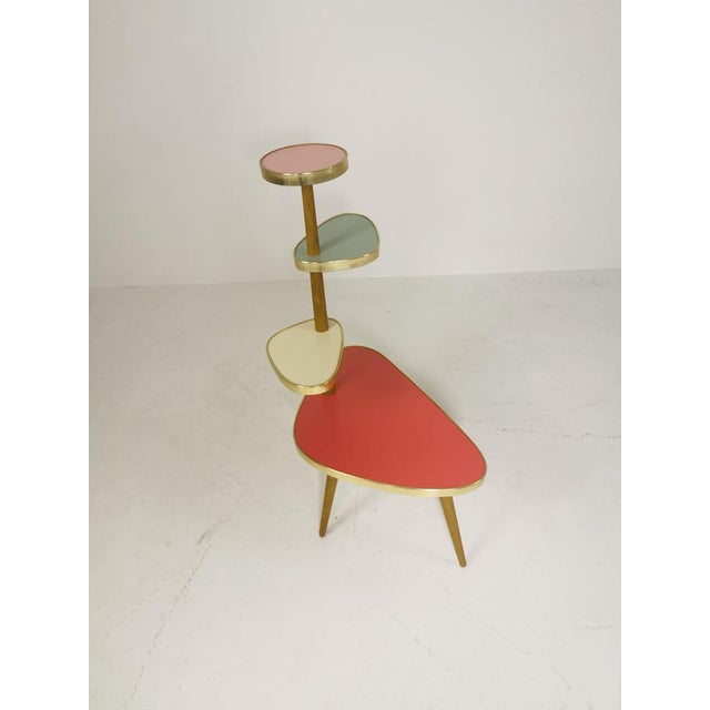 Large German Colorful Plant Stand For Sale - Image 4 of 11