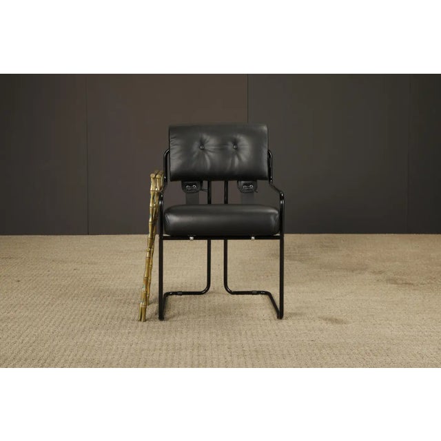 Pepe Mendoza Brass and Turquoise Enamel Folding 'Bamboo' Side Table, 1950s For Sale - Image 13 of 18