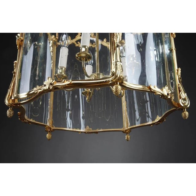 Large Entrance Hall Lantern, Château Léoube, Bormes For Sale - Image 3 of 18