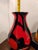 1970s Vintage 1970s Italian Opaline Cased Glass Vase Set - Red, Amber & Black Swirl For Sale - Image 5 of 12