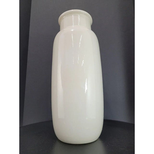 Mid-Century Modern Scheurick Keramik W German White Ceramic Vase For Sale - Image 9 of 9