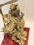 Vintage Tony Duquette Style Bespoke Parcel Gilt Guan Yu Table Lamp by Turtle & Crane -Newly Painted For Sale - Image 9 of 16