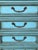 Wood 1970s French Provincial Lingerie Chest of Drawers in Pastel Blue. For Sale - Image 7 of 7