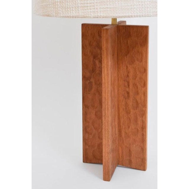"Vatican" wooden table lamp, Barracuda edition. Height (cm): 35 Diameter (cm): 20 Height with lamp shade (cm): 70 Up to...