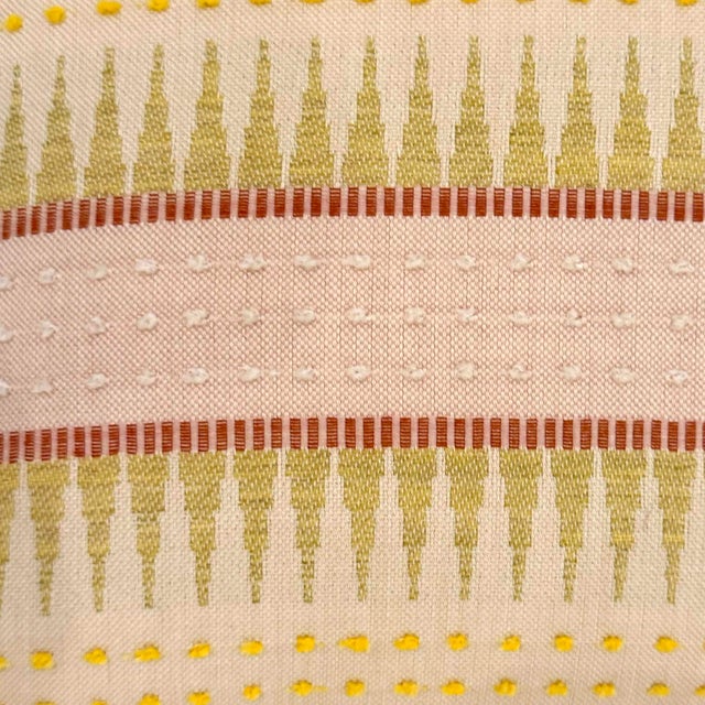 Modern Backgammon Petal Outdoor Pillow For Sale - Image 3 of 3