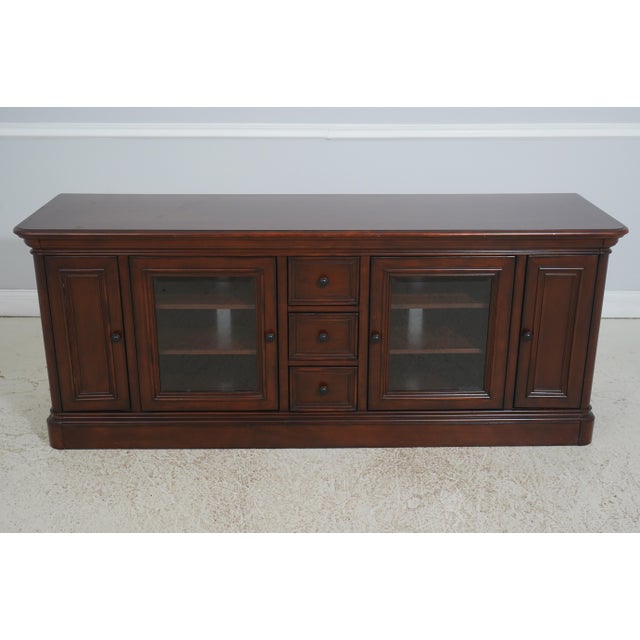 Age: Approx: 20 Years Old Details: Cherry Beveled Glass Door Dovetailed Drawer Construction Quality Construction Great For...