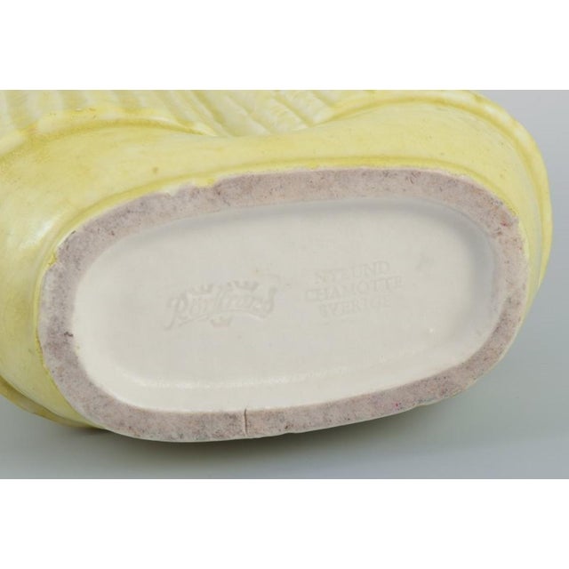 Ceramic Two-Part Ceramic Vase in Chamotte Clay by Gunnar Nylund for Rörstrand, Sweden For Sale - Image 7 of 9