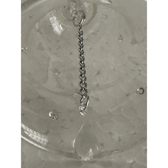 Glass Vintage 20th Century Glass Angel Bell For Sale - Image 7 of 12