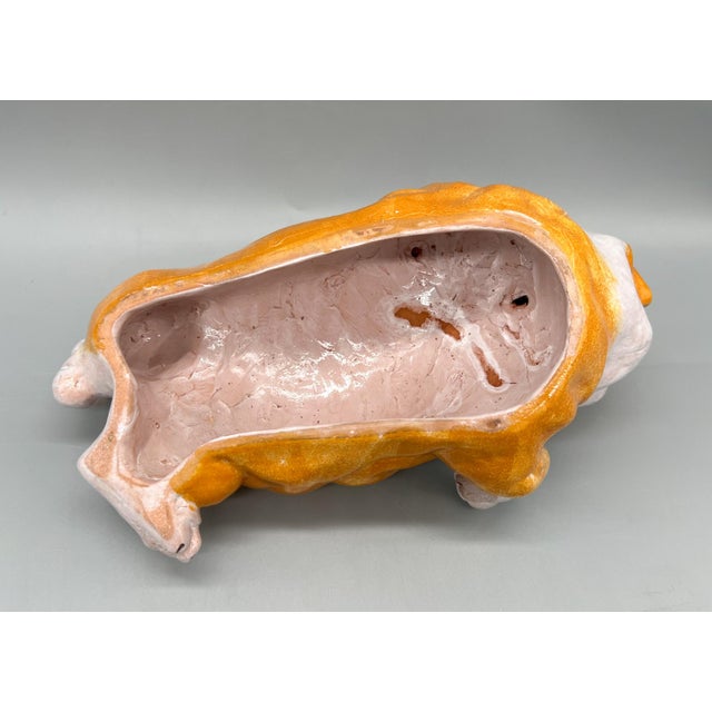 1980s 1980s Italian Terra Cotta Bulldog Figurine – Rustic Vintage Dog Sculpture For Sale - Image 5 of 8