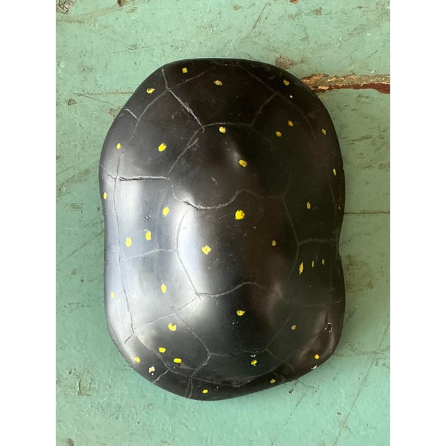 This vintage Italian scagliola turtle shell is a masterfully executed decorative object, channeling the timeless appeal of...