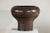 Large Artisan Ceramic Vase with Wide Mouth and Speckled Brown Glaze For Sale - Image 4 of 18