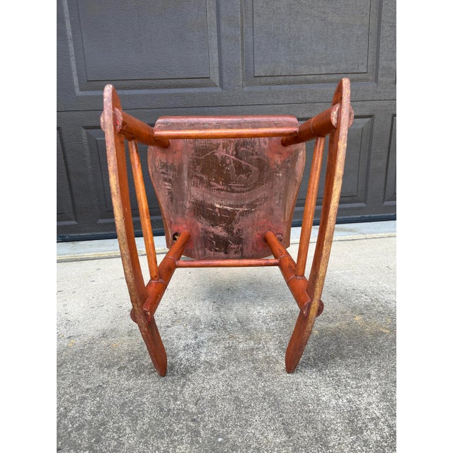 Circa 1800s Fireside / Sewing Rocking Chair For Sale In Cleveland - Image 6 of 7