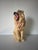 1980's Vintage American Ceramic Lion Statue This striking vintage ceramic lion statue is a bold and captivating decorative...