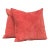 Custom Coral Orange Corduroy Pillows - A Pair For Sale