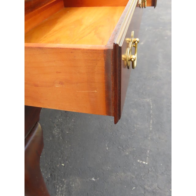 Statton Furniture Statton Trutype Americana Long Narrow Library Console Entry Table 6391 For Sale - Image 4 of 18