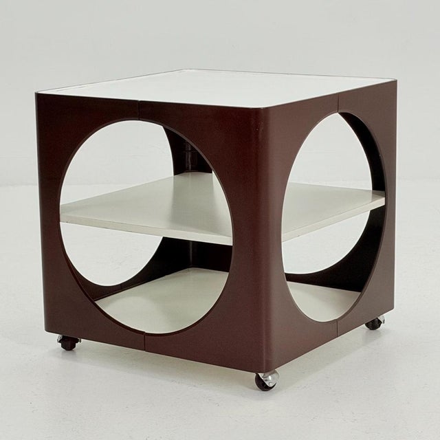 Beige Space Age Cubic Coffee Table, 1970s For Sale - Image 8 of 18