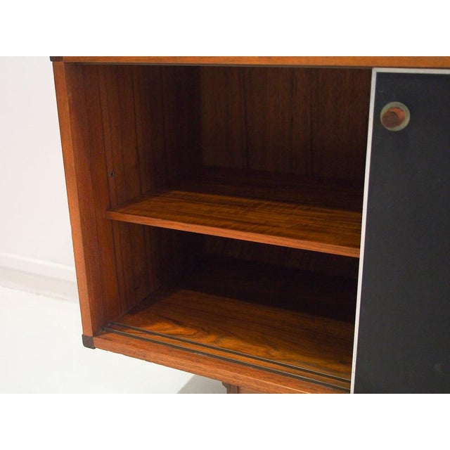 Wooden Sideboard with Black Doors by George Coslin For Sale - Image 5 of 16