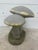 Mid 20th Century Concrete Mushroom and Frogs With Yellow Accents For Sale - Image 4 of 6
