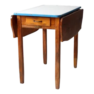 Antique Enamel Top Kitchenette Table