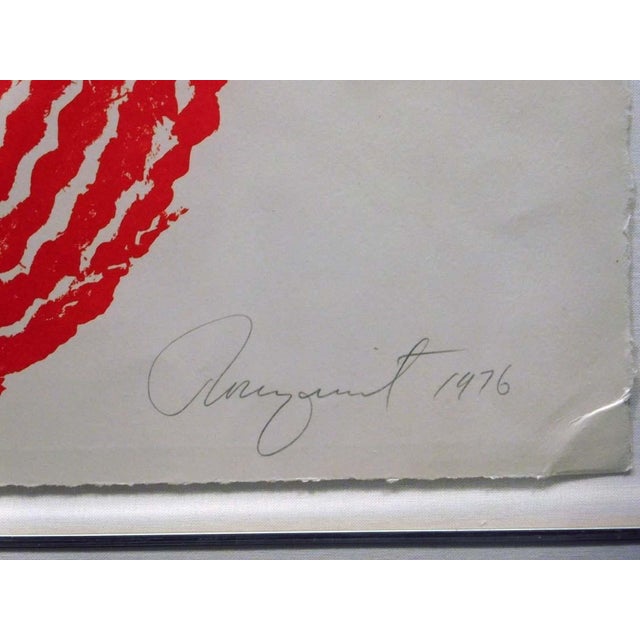 Red James Rosenquist "A Free for All" Hand Signed LTD Ed Lithograph Original Framed For Sale - Image 8 of 8