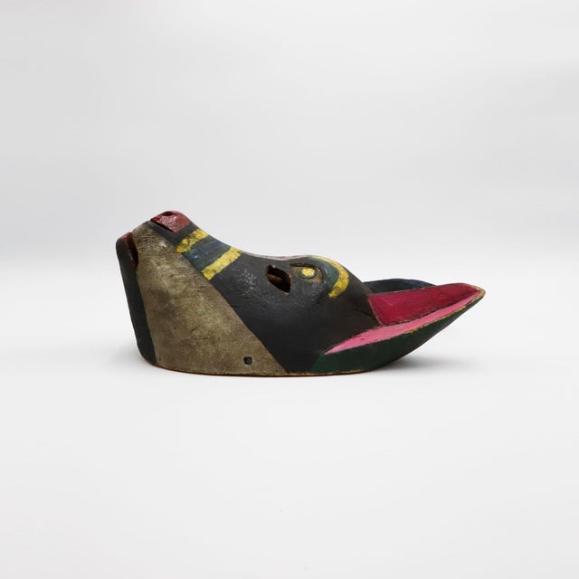 Mexican 1960s Ceremonial Coyote Mask  Dance of the Morenos, Colima, Mexico For Sale - Image 3 of 5