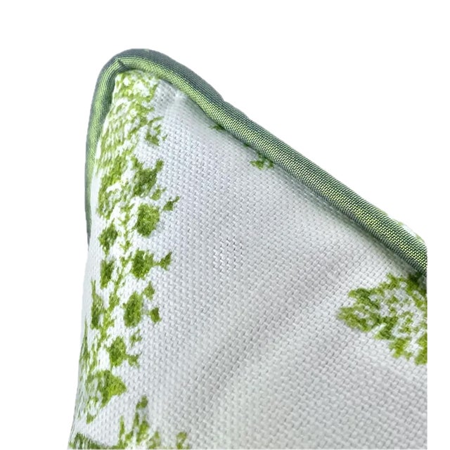 Textile Pair of Vintage Dandelion Print Pillows For Sale - Image 7 of 7