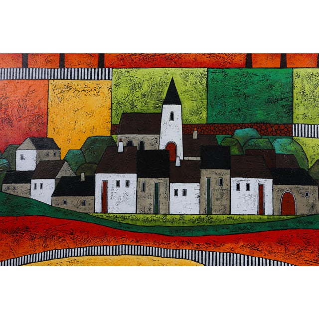 2000 - 2009 Marja Boekhout, Large Landscape, 2004, Oil on Canvas For Sale - Image 5 of 12