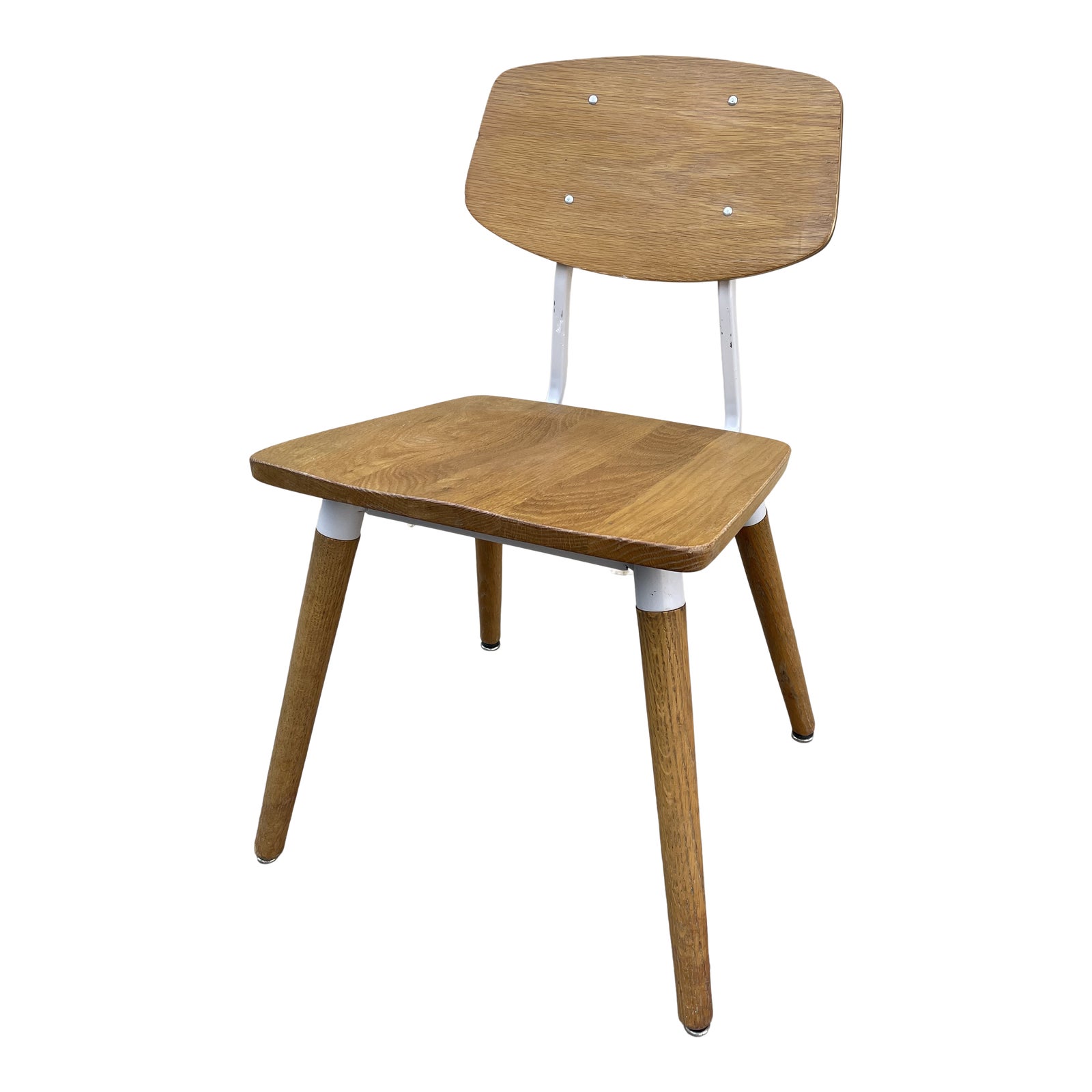 Vintage Mid Century Modern Wooden School Chair Chairish