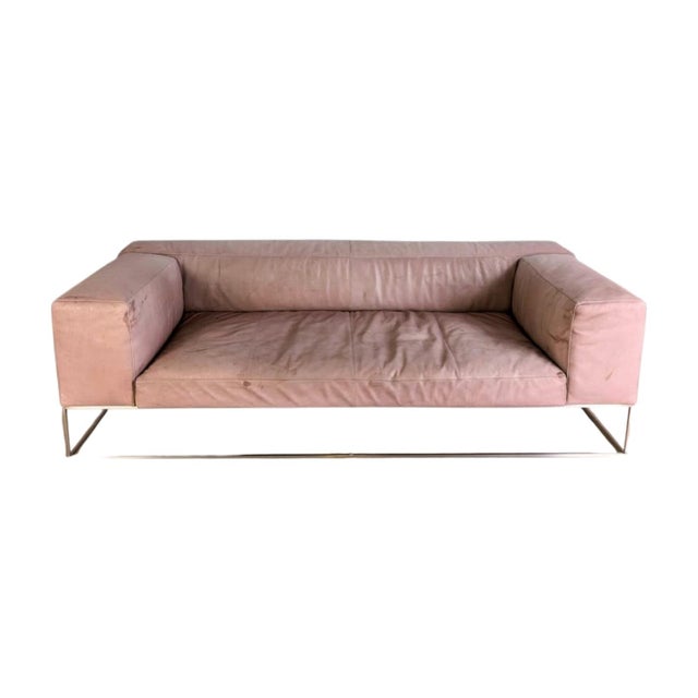 Vintage Ile Cube Sofa in Leather from Living Divani For Sale - Image 11 of 11