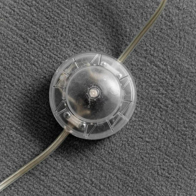 Metal Floor Lamp in Metal Marble, 1970s For Sale - Image 7 of 8