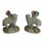 Antique Staffordshire Pair of Pastoral Sheep Spill Vases For Sale