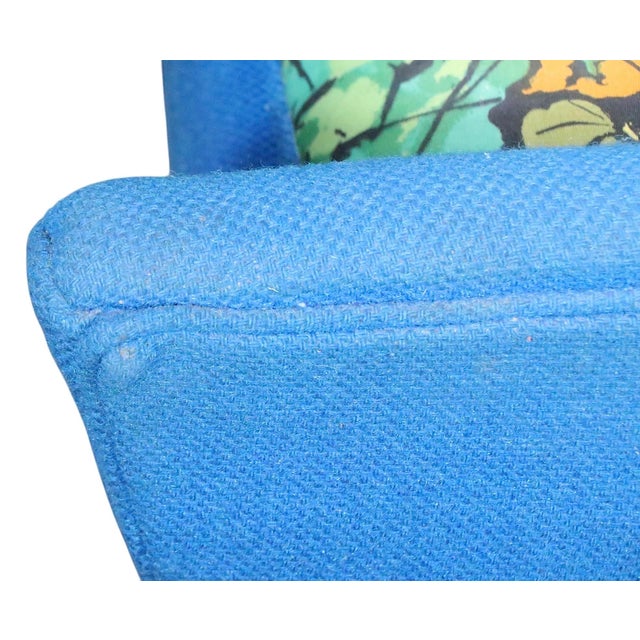 Mid Century High Back Lounge Chair Attributed To Adrian Pearsall for Bassett, Circa 1950/70s For Sale - Image 11 of 12