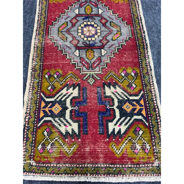 Contemporary Turkish Yastik Rug 1'7" x 3'3" For Sale - Image 3 of 5
